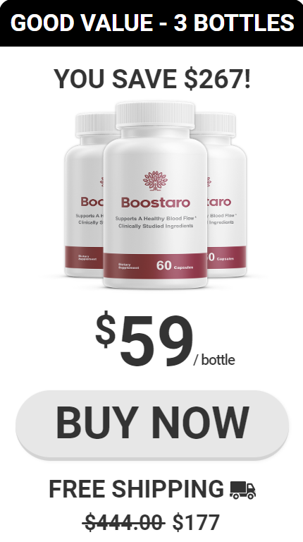 Boostaro 3 Bottles