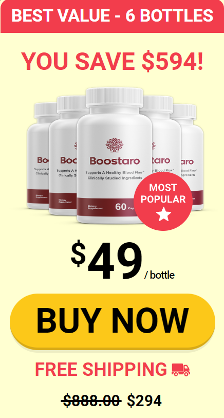 Boostaro 6 Bottles